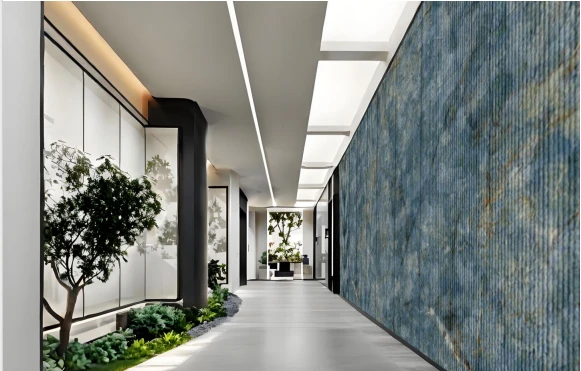 Lightweight & Sustainable Of Curtain Wall:Oman Linear Stone suppliers