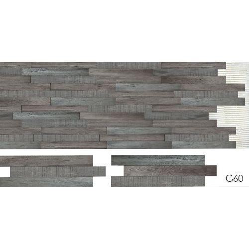 Māla flīzes, kas izskatās tāpat _ kā malku publisko telpu apdarei